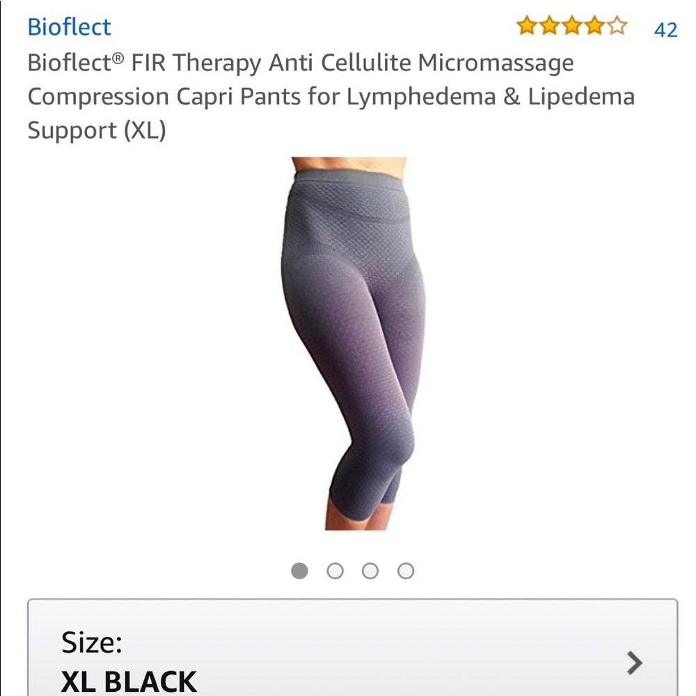 Bioflect compression tights- black